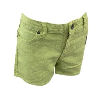 Volcom Shorts Size 13 Green What The Twill Short